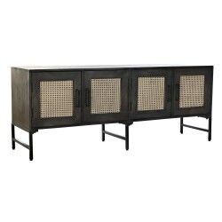 Aparador DKD Home Decor   Castanho Rotim Madeira de mangueira 155 x 40 x 61,5 cm