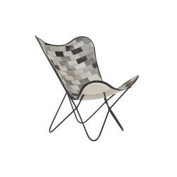 Cadeira de Sala de Jantar DKD Home Decor Branco Preto Bege Cinzento 74 x 70 x 90 cm