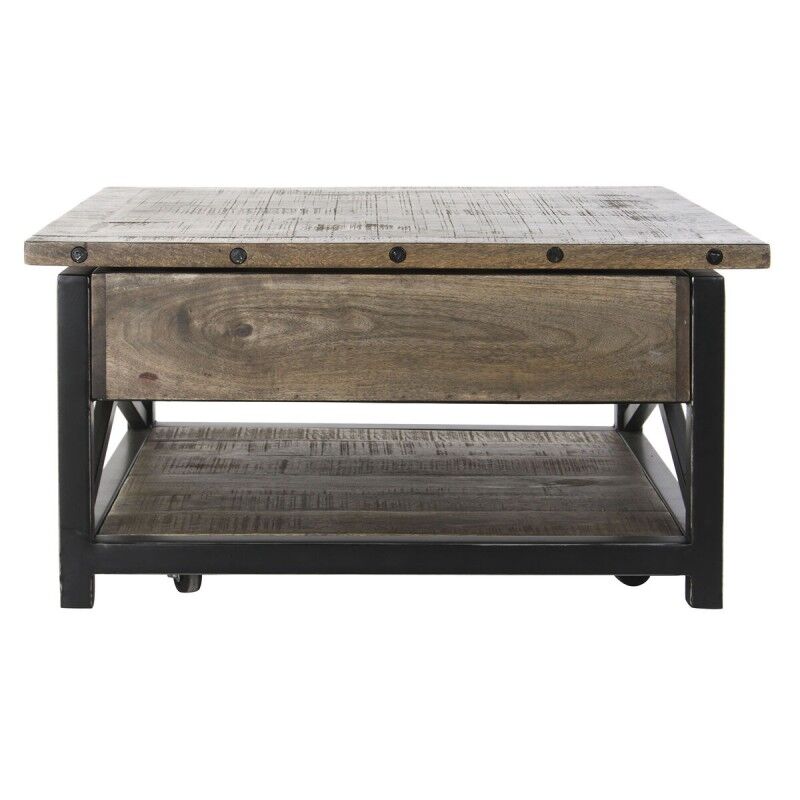 Höhenverstellbarer Tischdekoration DKD Home Decor 116 x 74 x 44 cm Metall Mango-Holz