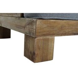 Sofá DKD Home Decor Cinzento Natural Alpino 224 x 95 x 82 cm