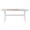 Esstisch DKD Home Decor Außenbereich Harz Aluminium 200 x 90 x 75 cm