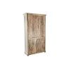 Présentoir DKD Home Decor 110 x 45 x 200 cm Verre Aluminium Bois de manguier