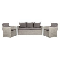 Móveis de jardim DKD Home Decor Castanho 177 x 72 x 80 cm (5 Peças)