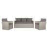 Móveis de jardim DKD Home Decor Castanho 177 x 72 x 80 cm (5 Peças)