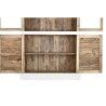 Présentoir DKD Home Decor 110 x 45 x 200 cm Verre Aluminium Bois de manguier