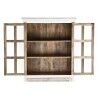 Présentoir DKD Home Decor 110 x 45 x 200 cm Verre Aluminium Bois de manguier