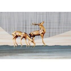 Pintura DKD Home Decor Alumínio Madeira MDF 80 x 3 x 160 cm