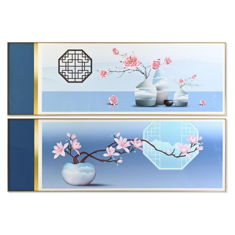 Pintura DKD Home Decor Alumínio Madeira MDF 180 x 3 x 60 cm