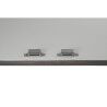 Sideboard DKD Home Decor White Grey Golden Brass Mango wood 93 x 41 x 114 cm