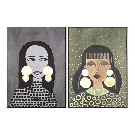 Canvas DKD Home Decor polystyrene Canvas 102,5 x 4,3 x 142,6 cm 103 x 4,5 x 143 cm