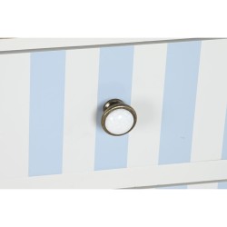 Mueble de TV DKD Home Decor Blanco Azul cielo (120 x 48 x 60 cm)
