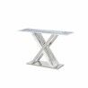 Ingresso DKD Home Decor Bianco Grigio Argentato 120 x 40 x 75 cm