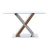 Recibidor DKD Home Decor Transparente Plateado Marrón oscuro 120 x 40 x 75 cm