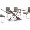 Recibidor DKD Home Decor Transparente Plateado Marrón oscuro 120 x 40 x 75 cm