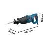 Sierra de Sable BOSCH GSA 1300 PCE 1300 W 1900 rpm 240 V