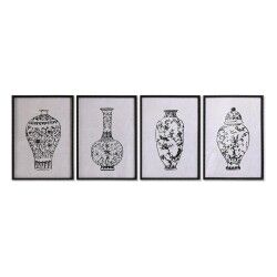 Quadro DKD Home Decor Cristallo Abete 50 x 70 x 2,5 cm 50 x 2,5 x 70 cm