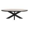 Mesa de Centro DKD Home Decor Natural Metal Madera de mango 130 x 70 x 45 cm