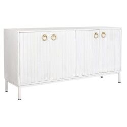 Sideboard DKD Home Decor White Metal Mango wood 152 x 40 x 77 cm
