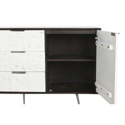 Anrichte DKD Home Decor Weiß Dunkelbraun Mango-Holz 150 x 43 x 80 cm