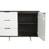 Anrichte DKD Home Decor Weiß Dunkelbraun Mango-Holz 150 x 43 x 80 cm
