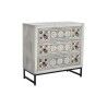 Kommode DKD Home Decor aus Keramik Grau Weiß Mango-Holz (80 x 38 x 80 cm)