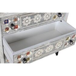 Kommode DKD Home Decor aus Keramik Grau Weiß Mango-Holz (80 x 38 x 80 cm)