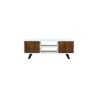 Mobile TV DKD Home Decor Bianco 135 x 35 x 40 cm Metallo Legno di mango