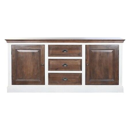 Cassettiera DKD Home Decor Bianco 70 x 40 x 105 cm Metallo Legno di mango