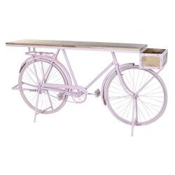 Ingresso DKD Home Decor Rosa chiaro 180 x 41 x 94 cm Bicicletta