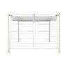 Pergola DKD Home Decor Weiß 296 x 296 x 225 cm Stahl