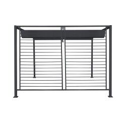 Pérgola DKD Home Decor Gris 300 x 300 x 230 cm Acero