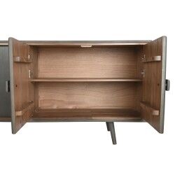 Credenza DKD Home Decor Grigio scuro Legno 177 x 38 x 75 cm