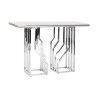Recibidor DKD Home Decor Blanco Plateado 120 x 40 x 78 cm