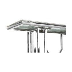 Recibidor DKD Home Decor Blanco Plateado 120 x 40 x 78 cm
