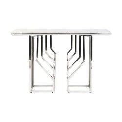 Ingresso DKD Home Decor Bianco Argentato 120 x 40 x 78 cm