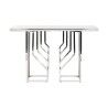 Ingresso DKD Home Decor Bianco Argentato 120 x 40 x 78 cm