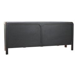 Credenza DKD Home Decor Nero Naturale Legno 177 x 38 x 75 cm