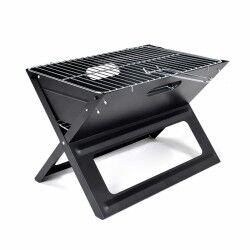 Grelhador dobrável portátil para Carvão Forma de X 45 x 30 x 35 cm Ferro