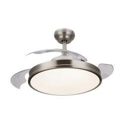 Ventilador de Teto com Luz Philips Atlas 35 W 28 W 4500 Lm Níquel (2700 K)