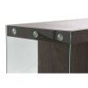 Anrichte DKD Home Decor Braun Durchsichtig Kristall Nussbaumholz Holz MDF 160 x 45 x 80 cm