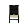 Schrank DKD Home Decor 80 x 38 x 160 cm Tanne natürlich Schwarz