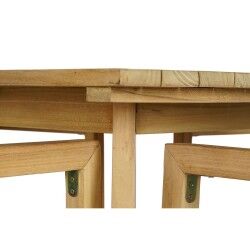 Conjunto de mesa com 4 cadeiras DKD Home Decor 90 x 90 x 75 cm