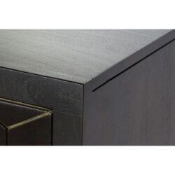 Anrichte DKD Home Decor Schwarz Gold Dunkelbraun Metall Akazienholz 160 x 40 x 90 cm