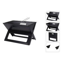 Armadio DKD Home Decor 100 x 40 x 175 cm Nero Metallo Acacia