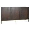 Anrichte DKD Home Decor Schwarz Gold Dunkelbraun Metall Akazienholz 160 x 40 x 90 cm