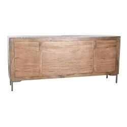 Sideboard DKD Home Decor Dark brown Dark grey Metal Mango wood 180 x 40 x 80 cm