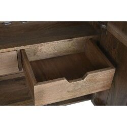 Sideboard DKD Home Decor Dark brown Dark grey Metal Mango wood 180 x 40 x 80 cm