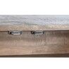 Sideboard DKD Home Decor Dark brown Dark grey Metal Mango wood 180 x 40 x 80 cm