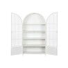 Suporte Expositor DKD Home Decor 91 x 36,5 x 172 cm Abeto Cristal Metal