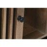 Aparador DKD Home Decor Castanho Preto Cristal Madeira de mangueira 90 x 40 x 90 cm